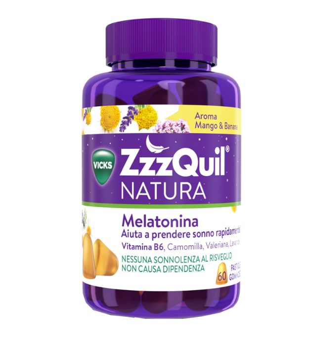 ZZZQUIL NATURA MANGO & BANANA 60 PASTIGLIE GOMMOSE