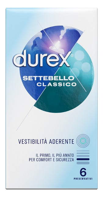 PROFILATTICO DUREX SETTEBELLO CLASSICO 6 PEZZI