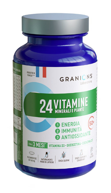 GRANIONS 24 VITAMINE MINERALI E PIANTE 90 COMPRESSE