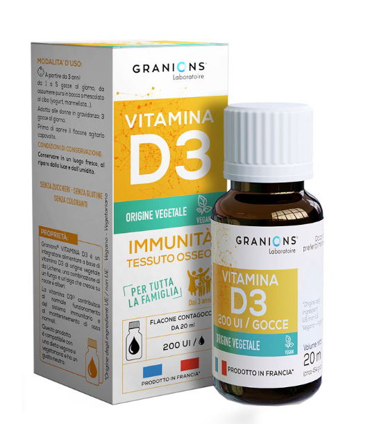 GRANIONS VITAMINA D3 GOCCE 20 ML