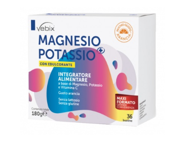 VEBIX MAGNESIO POTASSIO + CON EDULCORANTE 36 BUSTE 5 G