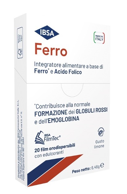 FERRO IBSA 20 FILM ORODISPERSIBILI