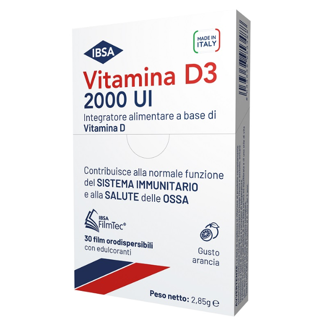VITAMINA D3 IBSA 2000 UI 30 FILM ORODISPERSIBILI