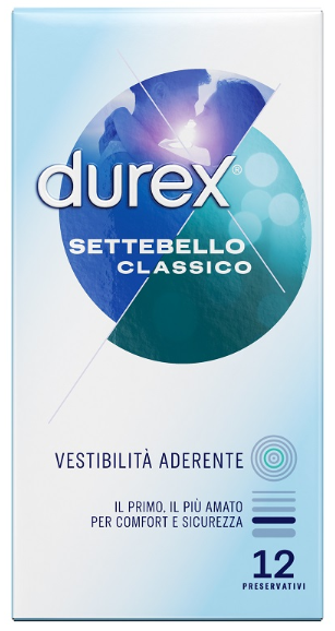 PROFILATTICO DUREX SETTEBELLO CLASSICO 12 PEZZI