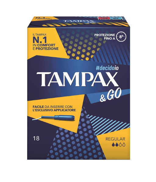 TAMPAX &GO REGULAR 18 PEZZI