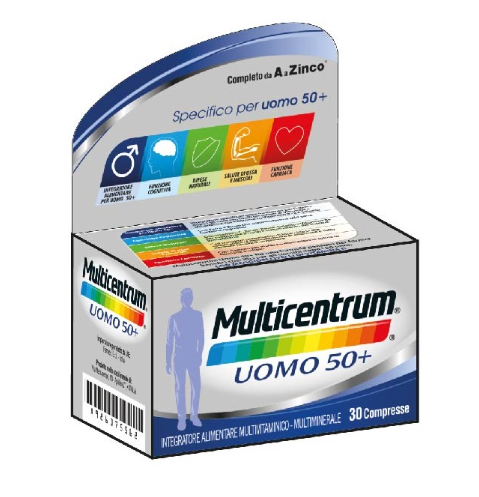 MULTICENTRUM UOMO 50+ 30 COMPRESSE