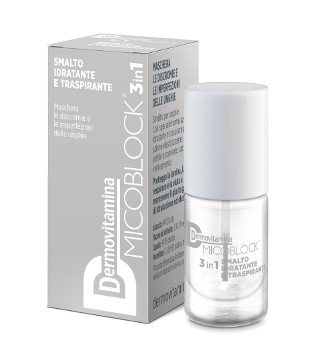 DERMOVITAMINA MICOBLOCK SMALTO BASE&TOP COAT 19 TRASPARENTE 5 ML