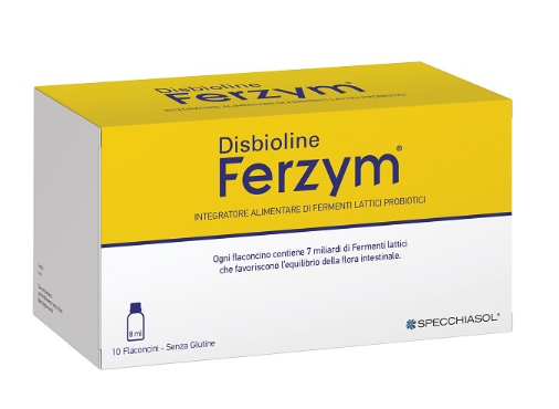 DISBIOLINE FERZYM 10 FLACONCINI DA 8 ML