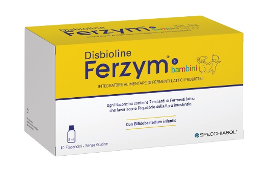 DISBIOLINE FERZYM BAMBINI 10 FLACONCINI DA 8 ML