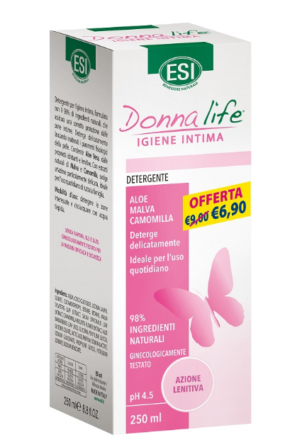 ESI DONNA LIFE IGIENE INTIMA DETERGENTE LENITIVO 250 ML