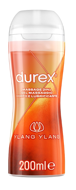 DUREX MASSAGE 2 IN 1 GEL MASSAGGIO CORPO E LUBRIFICANTE YLANG YLANG 20