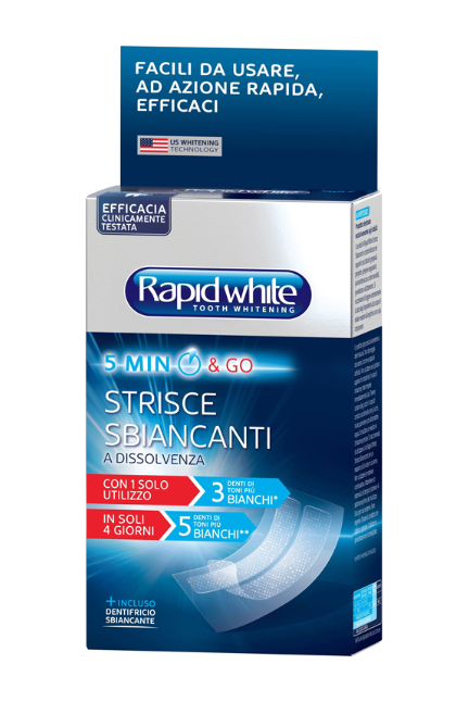 RAPID WHITE KIT STRISCE SBIANCANTI 8 PEZZI