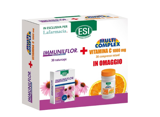 ESI IMMUNILFLOR 30 CAPSULE + VITAMINA C 30 CAPSULE BIPACK