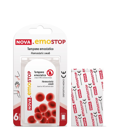 NOVA EMOSTOP TAMPONE EMOSTATICO 6 PEZZI