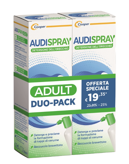 AUDISPRAY ADULT SOLUZIONE DI ACQUA DI MARE IPERTONICA SPRAY ORECCHIO B