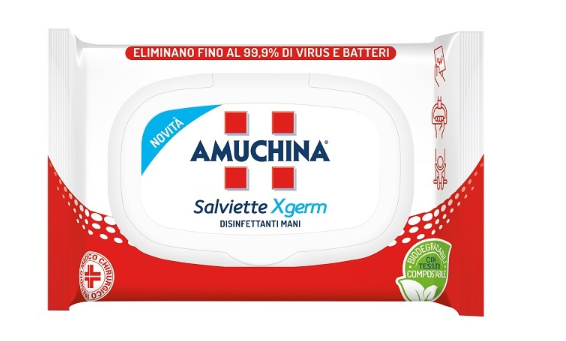 AMUCHINA XGERM SALVIETTINE MANI 20 PEZZI