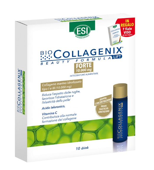 ESI BIOCOLLAGENIX FORTE 10 DRINK + 7 AMPOLLE BIOCOLLAGENIX OMAGGIO