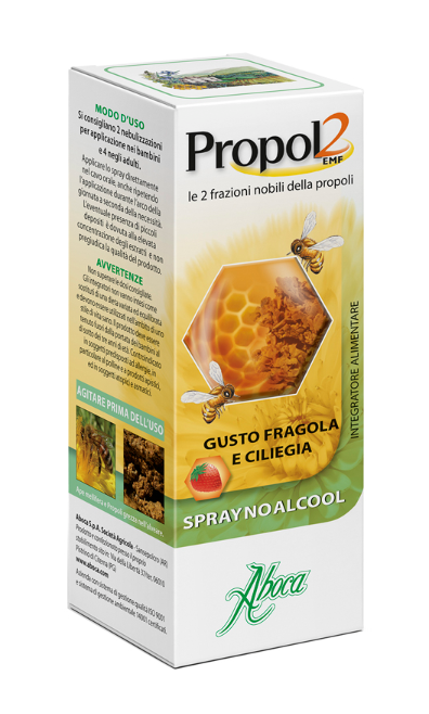 PROPOL2 EMF SPRAY NO ALCOOL FRAGOLA E CILIEGIA 30 ML - OUTLET