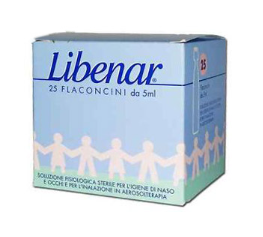 SOLUZIONE ISOTONICA LIBENAR 25 FLACONCINI MONODOSE X 5 ML - OUTLET