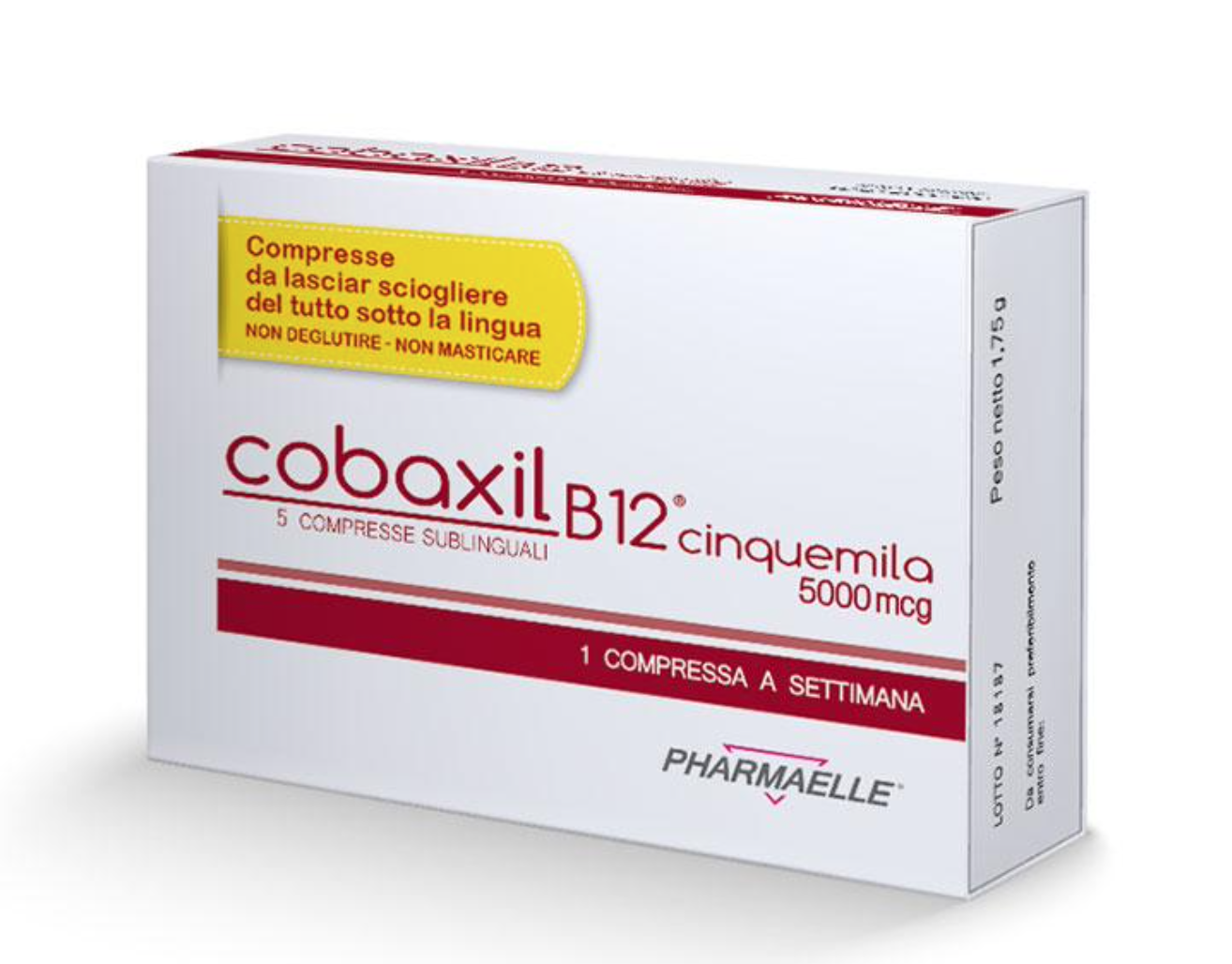 COBAXIL B12 5000MCG 5CPR SUBLINGUALI