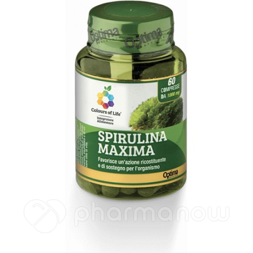SPIRULINA MAXIMA 60CPR COLOURS