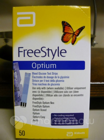 FREESTYLE OPTIUM TEST STRIPS50