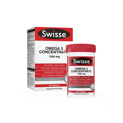 SWISSE OMEGA 3 CONC 60CPS   
