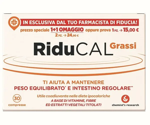 RIDUCAL GRASSI 30 COMPRESSE