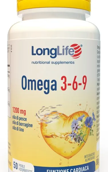 LONGLIFE OMEGA 3-6-9 50 PERLE FOTOPROTETTE