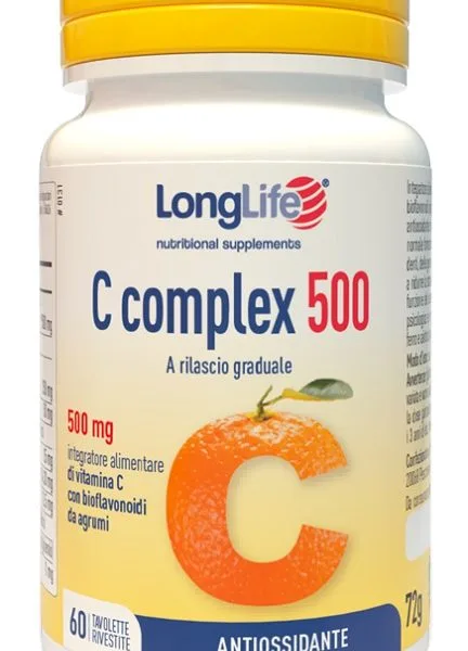 LONGLIFE C COMPLEX 500 TIME RELEASED 60 TAVOLETTE RIVESTITE