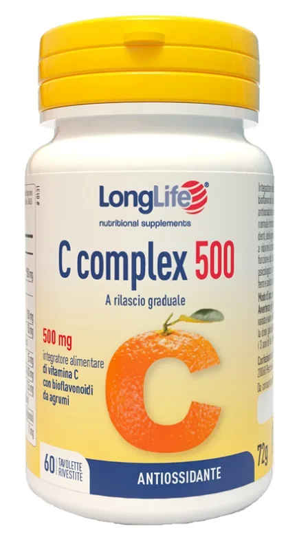 LONGLIFE C COMPLEX 500 TIME RELEASED 60 TAVOLETTE RIVESTITE
