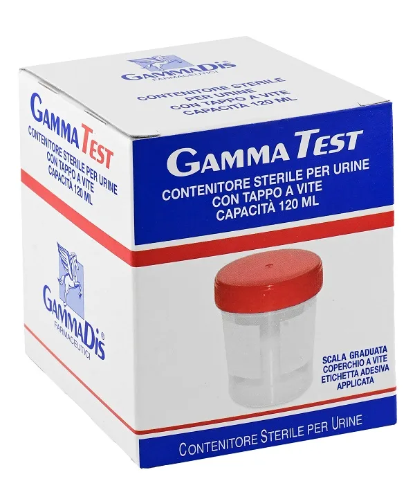 CONTENITORE STERILE PER LA RACCOLTA URINA 120 ML GAMMADIS
