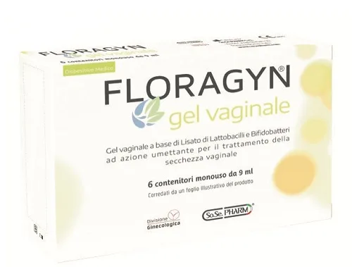 GEL VAGINALE A BASE DI LATTOBACILLI LISATI FLORAGYN GEL 6 TUBETTI MONODOSE 9ML