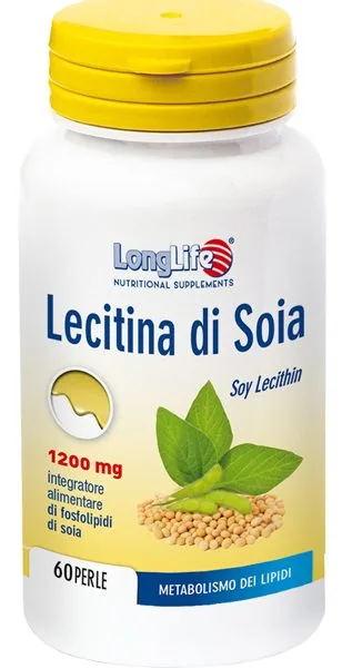 LONGLIFE LECITINA SOIA 60 PERLE DI GELATINA DA 1,7 G