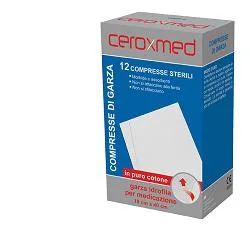 GARZA IDROFILA CEROXMED 10X10 CM IN COTONE 25 PEZZI