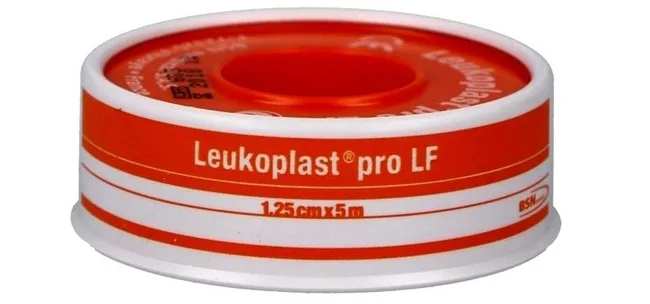 CEROTTO CHIRURGICO MEDICATO IN ROCCHETTO LEUKOPLAST PRO LF CON OSSIDO DI ZINCO 1,25X500 CM