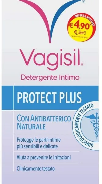 VAGISIL DETERGENTE INTIMO PROTECT PLUS 250 ML