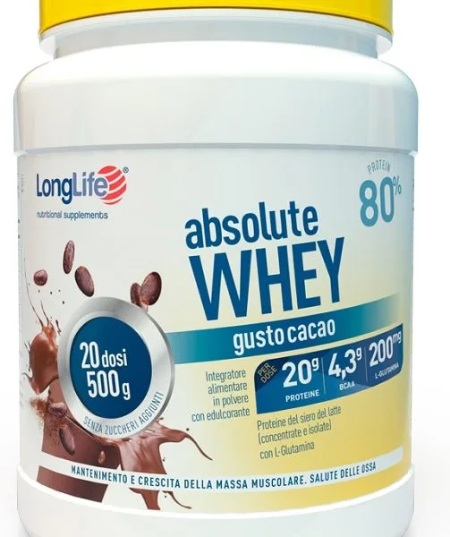 LONGLIFE ABSOLUTE WHEY CACAO 500 G