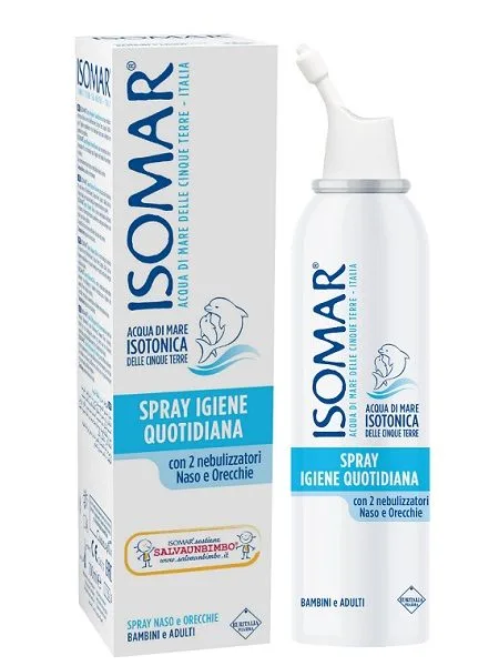 SOLUZIONE ACQUA DI MARE ISOMAR SPRAY IGIENE QUOTIDIANA 100 ML