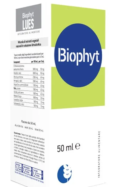 BIOPHYT LUES 50 ML SOLUZIONE IDROALCOLICA