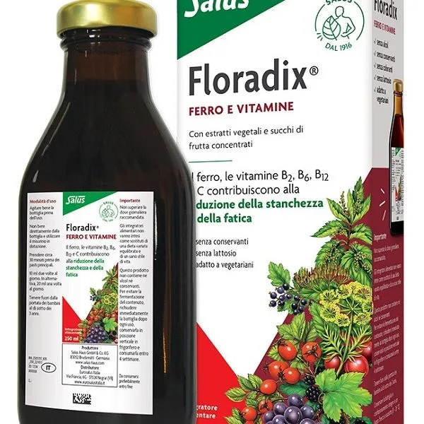 FLORADIX FERRO E VITAMINE 250 ML