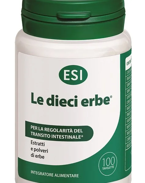 ESI LE DIECI ERBE 100 TAVOLETTE