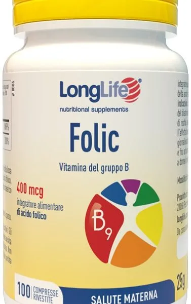 LONGLIFE FOLIC 400 MCG 100 COMPRESSE