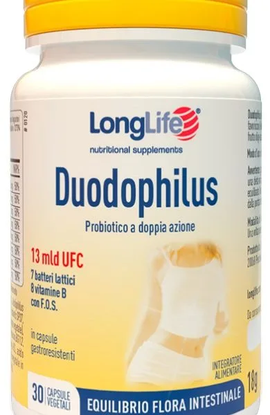 LONGLIFE DUODOPHILUS 30 CAPSULE VEGETALI