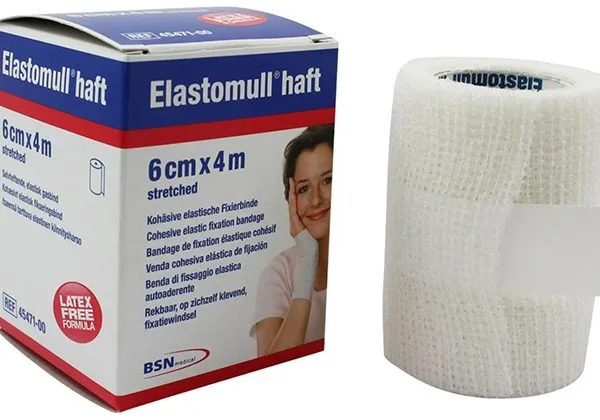 BENDA ELASTICA AUTOADESIVA ELASTOMULL HAFT BLU 6X400 CM