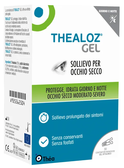THEALOZ GEL OFTALMICO 30 CONTENITORI MONODOSE 0,4 G