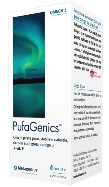 PUFAGENICS LIQUID LIMONE 210 ML