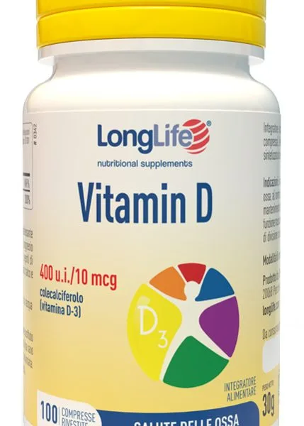 LONGLIFE VITAMIN D 400UI 100 COMPRESSE RIVESTITE