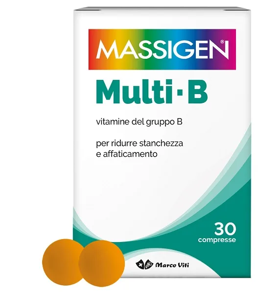 MASSIGEN MULTI B VITAMINE DEL GRUPPO B 30 COMPRESSE RIVESTITA DA 364 MG