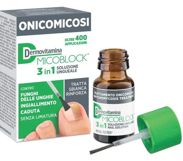 DERMOVITAMINA MICOBLOCK 3 IN 1 ONICOMICOSI SOLUZIONE UNGUEALE 7 ML